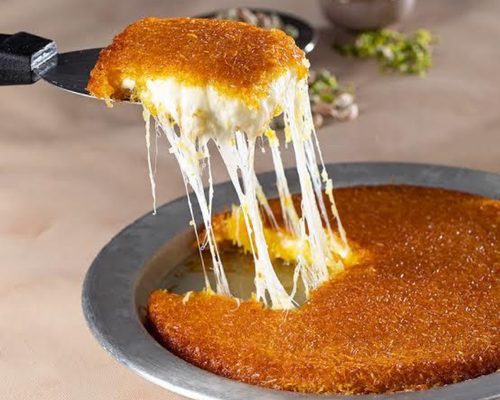 Peynirli Fıstıklı Künefe