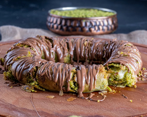 Çikolatalı Simit Katmer